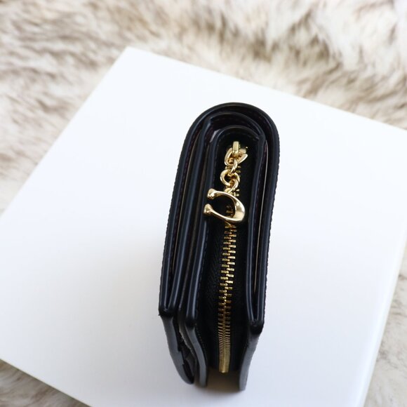 NWT Coach Snap Wallet In Signature Canvas CW789 IMXAQ - Picture 9 of 12